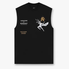 REPRESENT Classic Sun Wing God character slogan logo waistcoat T-Shirt