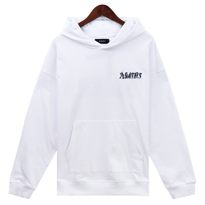 AMIRI logo-embroidered cotton Hoodies