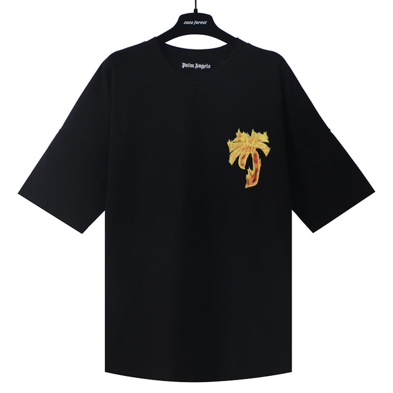 Palm Angels Burning Palm Over T-Shirt