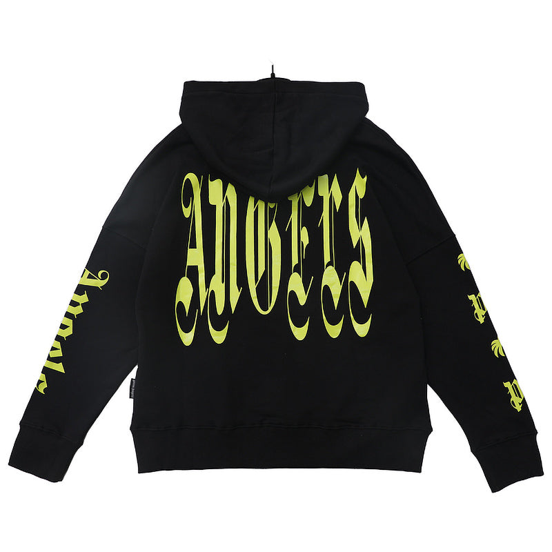 Palm Angels Logo-Print Cotton Hoodie