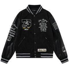 AMlRl appliqué-logo Varsity Jackets