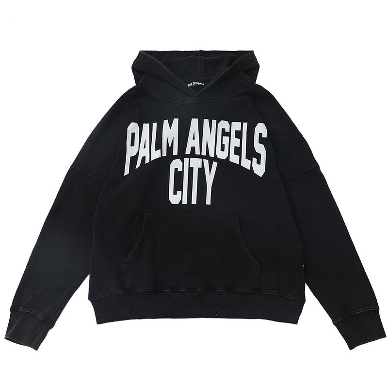 Palm Angels Logo-Print Hoodie