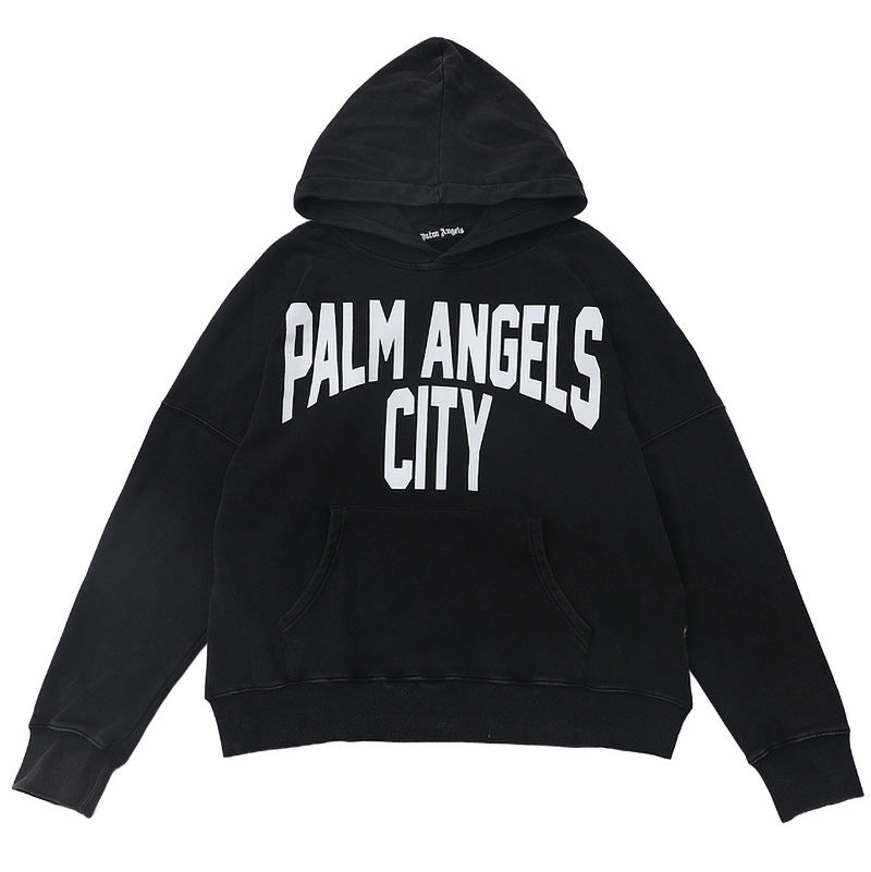 Palm Angels Logo-Print Hoodie