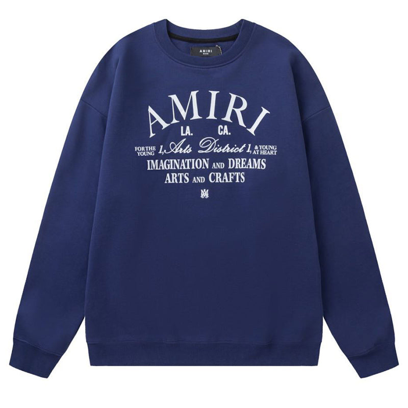 AMIRI Arts District Cropped Crew Sweatshirts