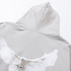 YZY GAP Hoodies Cement white