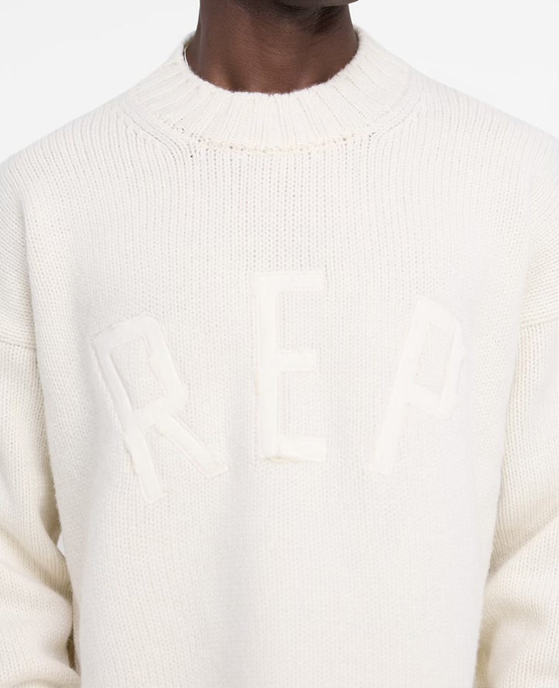 Represent Rep-appliqué sweater