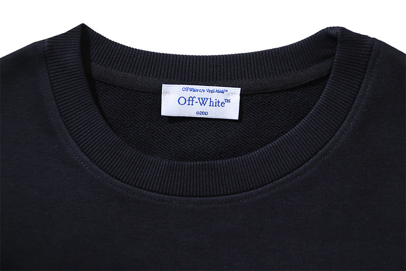 Off White Logo Cotton Sweatshirts