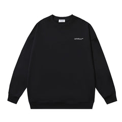 Off White Logo Cotton Sweatshirts