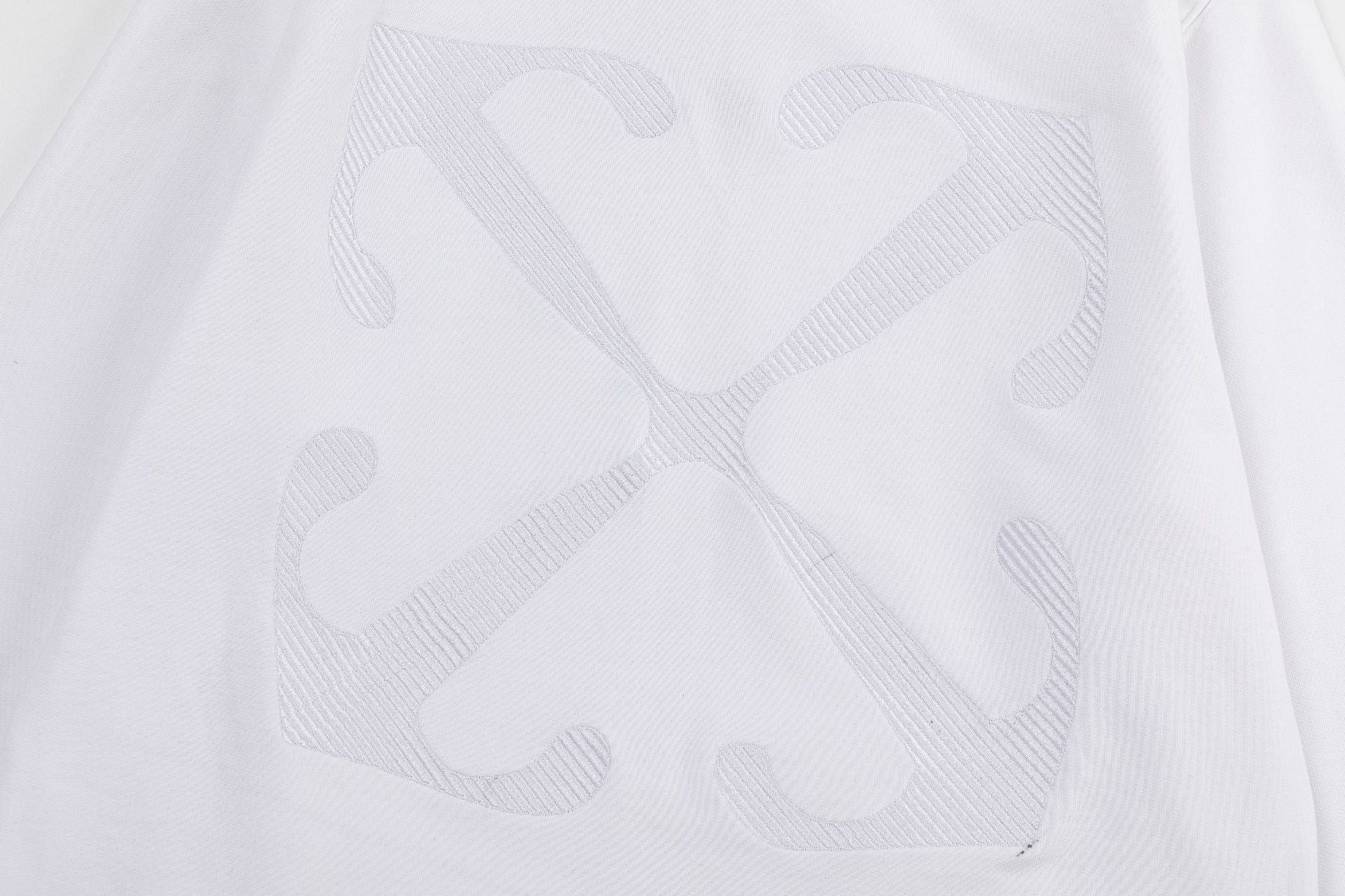 Off White Logo Drawstring Hoodie