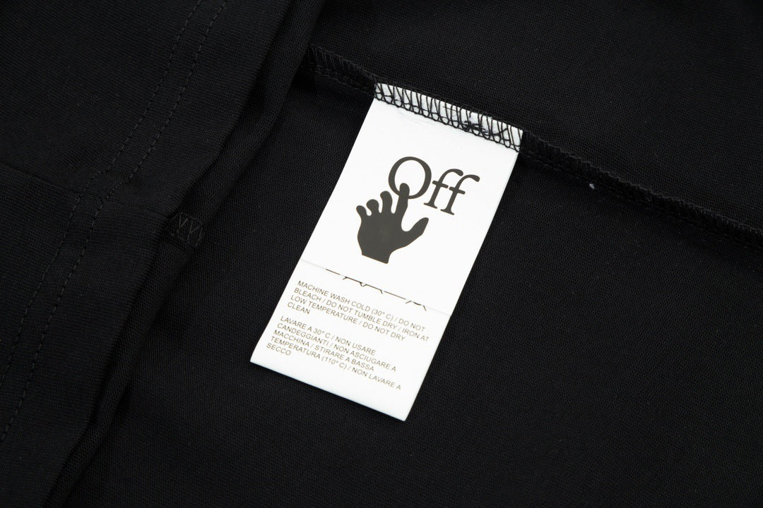 OFF-WHITE Swimming Man Logo-Print T-Shirt