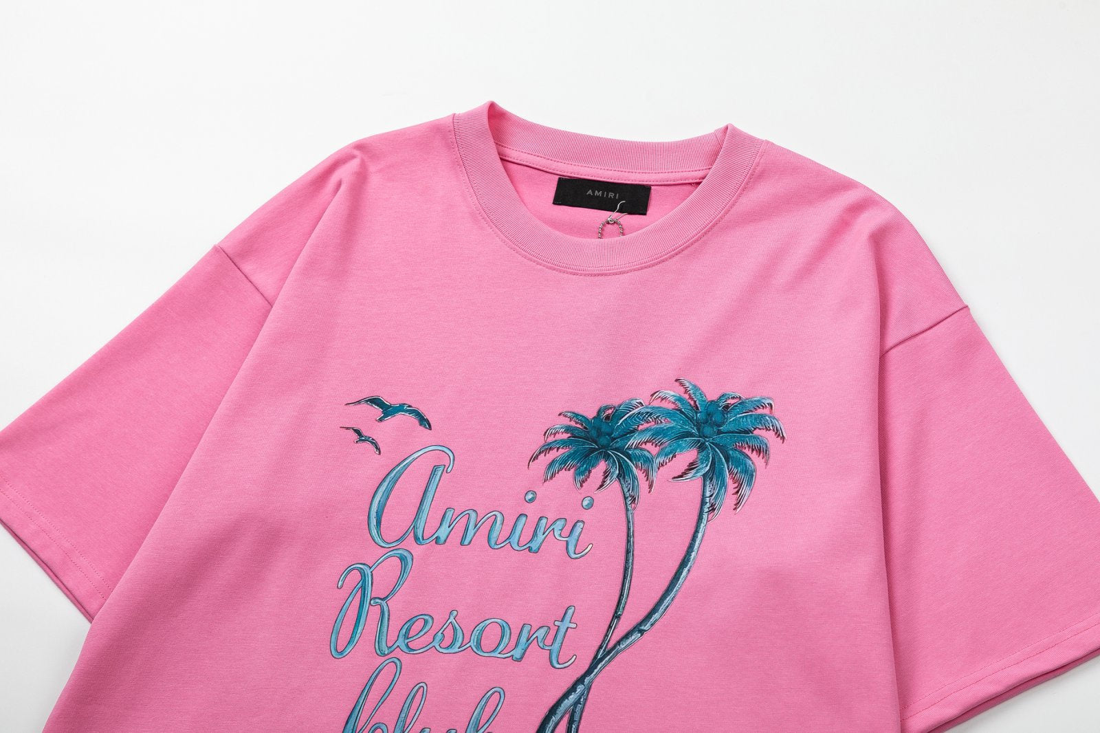 AMIRl Twisted Palms Cotton T-Shirts