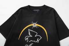 AMIRl Crystal Pegasus Graphic T-Shirt