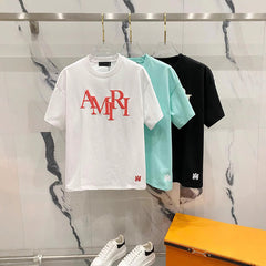 AMIRl Logo-Print Cotton T-Shirts