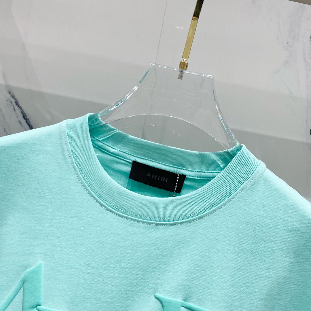 AMIRl Logo-Print Cotton T-Shirts