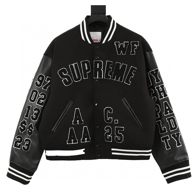 Supreme SS25 week3 Praises Varsity Jacket