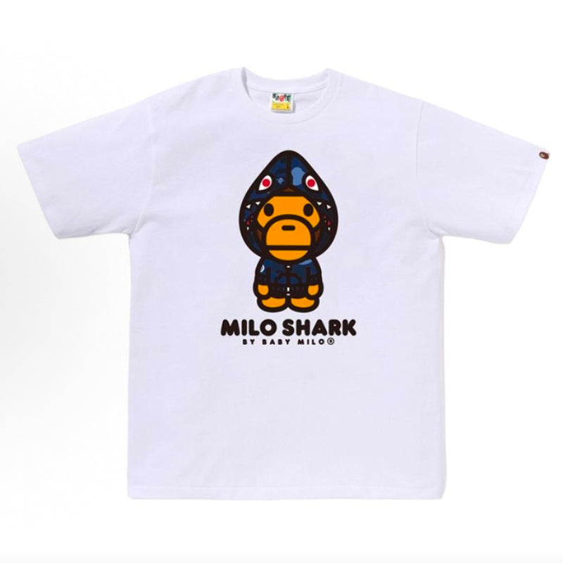 BAPE Color Camo Milo Shark FZH Tee
