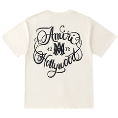 AMIRI Hollywood Lettering-Print T-Shirts