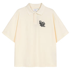 RHUDE  Boxy Cotton-Piqué Polo Shirt