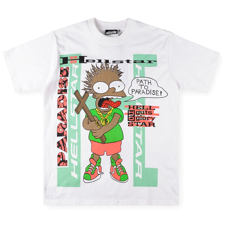 Hellstar Cartoon Cross T-Shirt