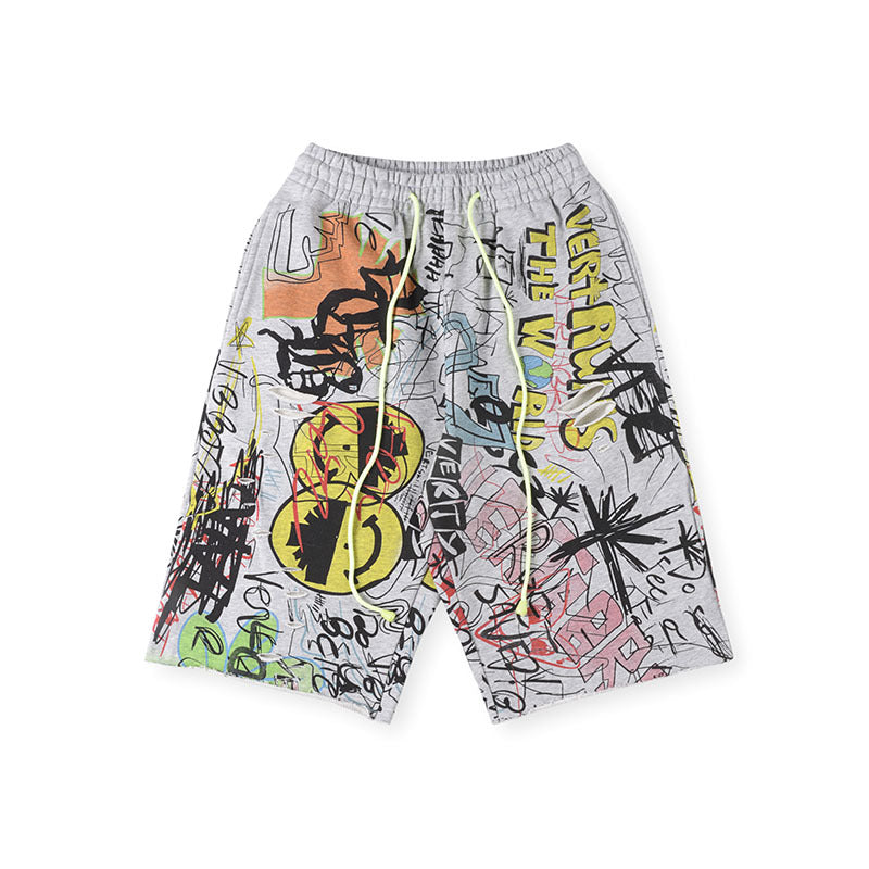 Vertabrae Graffiti Sweat Shorts