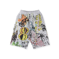 Vertabrae Graffiti Sweat Shorts