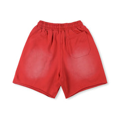 Vertabrae Letter Print Casual Five-Point Shorts