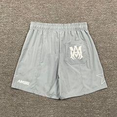 AMIRI Logo-Print Swim Shorts