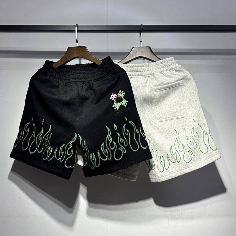 AMIRI MA Quad Flames Sweatshorts