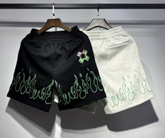 AMIRI MA Quad Flames Sweatshorts