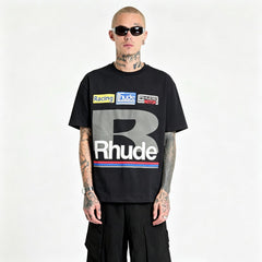 RHUDE Petrol Patch Tee