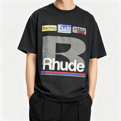 RHUDE Petrol Patch Tee