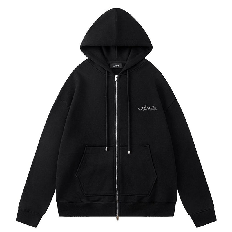 AMIRI Relaxed Zip Up Hoodies