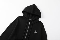 AMIRI Logo-Detail Zip-up Hoodie
