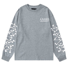 AMIRI Bones Stacked Long-Sleeve T-Shirts