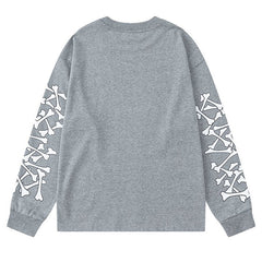 AMIRI Bones Stacked Long-Sleeve T-Shirts