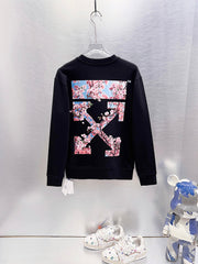 OFF-WHITE Cherry Blossom Print Long-Sleeve T-Shirt