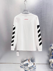 OFF-WHITE Artistic Print Long-Sleeve T-Shirt