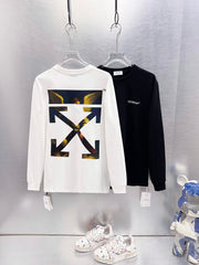 OFF-WHITE Caravaggio Painted Print Long-Sleeve T-Shirt