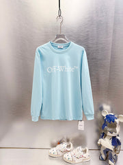 OFF-WHITE Logo Print  Long-Sleeve T-Shirt