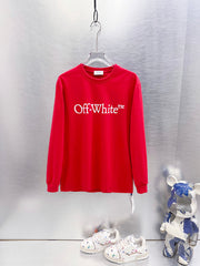 OFF-WHITE Logo Print  Long-Sleeve T-Shirt
