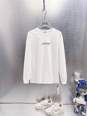 OFF-WHITE Cherry Blossom Print Long-Sleeve T-Shirt