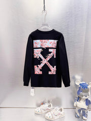 OFF-WHITE Cherry Blossom Print Long-Sleeve T-Shirt