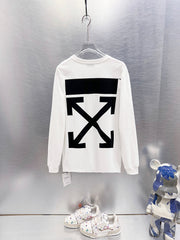 OFF-WHITE Logo Print Long-Sleeve T-Shirt