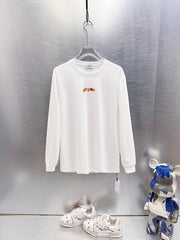 OFF-WHITE Logo Print Long-Sleeve T-Shirt