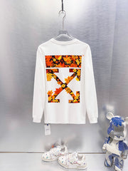 OFF-WHITE Logo Print Long-Sleeve T-Shirt