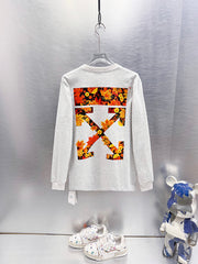 OFF-WHITE Logo Print Long-Sleeve T-Shirt