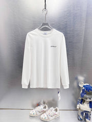 OFF-WHITE Logo Print Long-Sleeve T-Shirt