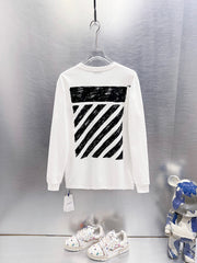OFF-WHITE Logo Print Long-Sleeve T-Shirt