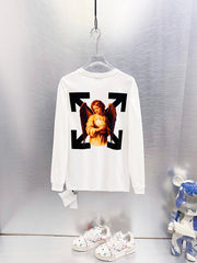 OFF-WHITE Logo Print Long-Sleeve T-Shirt