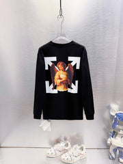 OFF-WHITE Logo Print Long-Sleeve T-Shirt